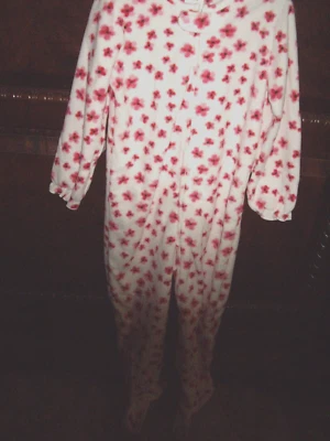 Pijama T10 EEUC Meninas Tamanho 4T Absorba Pé Uma Peça Dormitório Flores GÊMEOS - Imagem 1 de 4