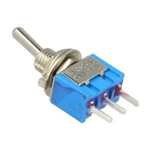 DEVIATORE SUBMINIATURA 1 SCAMBIO, 2 POSIZIONI, 1-2 ON-ON - Foto 1 di 1