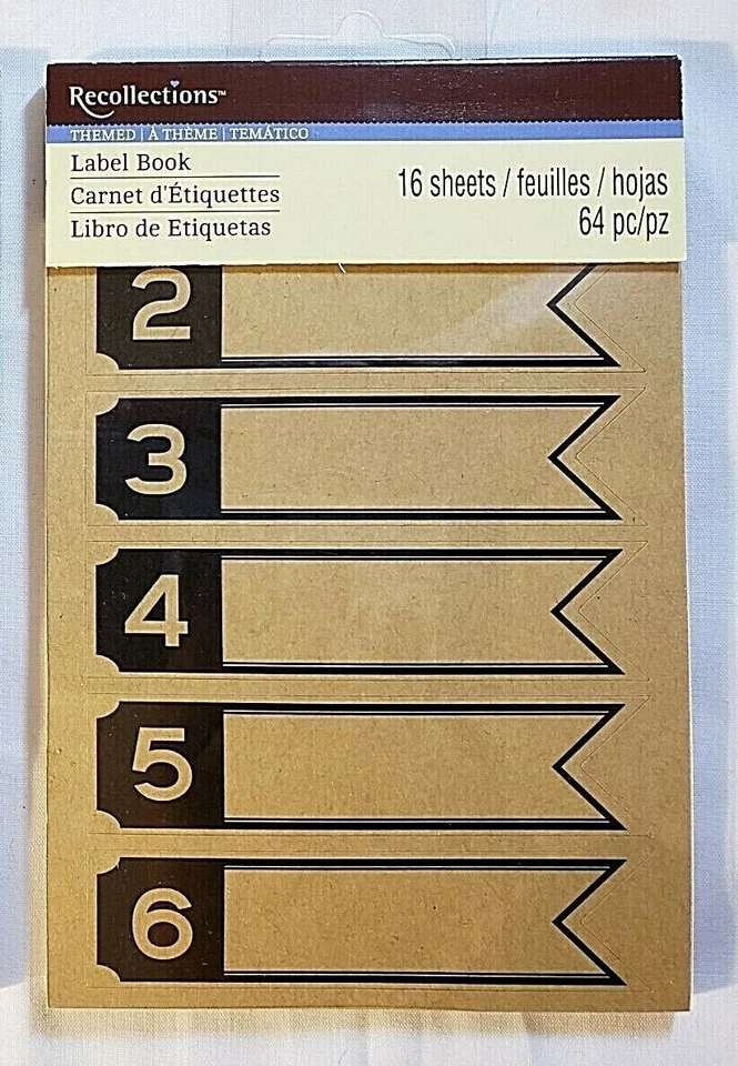 Recollections KRAFT LABEL BOOKS - 64 pcs - Image 1 of 1