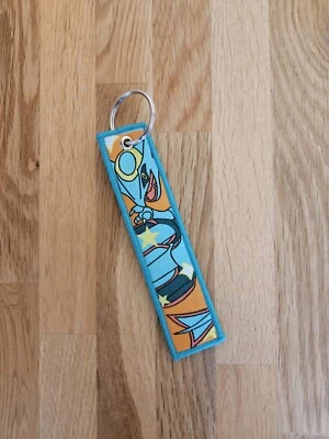 Embroidered Pokemon Keychain Keyring Kawaii Various Eeveelutions - Rayquaza - Image 1 of 2