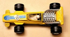 Vintage Streichholzschachtel 1970 N 34 Formel 1 gelb superschnell 1/64 schöne Form! - Bild 1 von 7