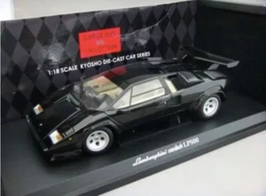 1/18 Kyosho Lamborghini Countach LP500 Black w/ Box From Japan 08322K Model Car - Picture 1 of 3