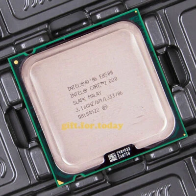 Intel Core 2 Duo E8500 Dual-Core 3.16 GHz 1333 MHz  Socket T CPU Processor - Image 1 of 4