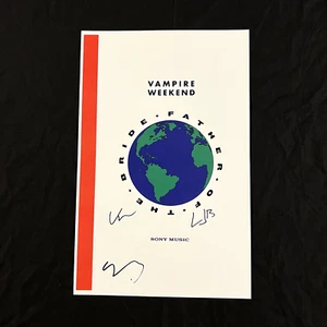 Vampire Weekend Signed Father of the Bride Poster Exact Proof (Music Autograph) - Picture 1 of 7