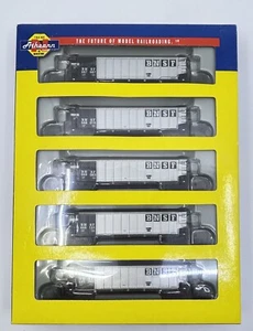N Scale Athearn RTR 10469 BNSF #1 Bethgon Coalporter Coal Car Set 5-Pack BNSF - Picture 1 of 4