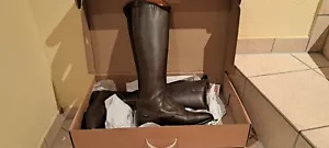 Reitstiefel Leder braun, neu, G43, - Bild 1 von 4