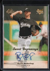 Burke Badenhop 2008 Sweet Spot Sweet Beginnings RC Autograph 008/699 Mint+ - Picture 1 of 2