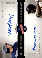 2008 PROjections GR8 Expectations Autographs Dual Black 50 Mangini/Villalona