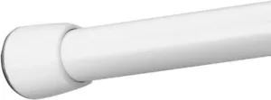 iDesign Cameo Steel Adjustable Length Shower Curtain Tension Rod 43-75" White - Picture 1 of 7