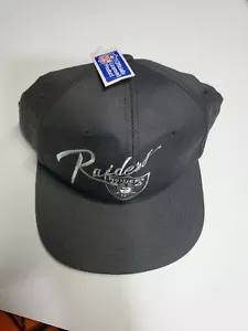 Vintage Raiders Los Angeles Era SnapBack Hat AJD 80s Style Thin Snaps Cap NFL - Picture 1 of 8