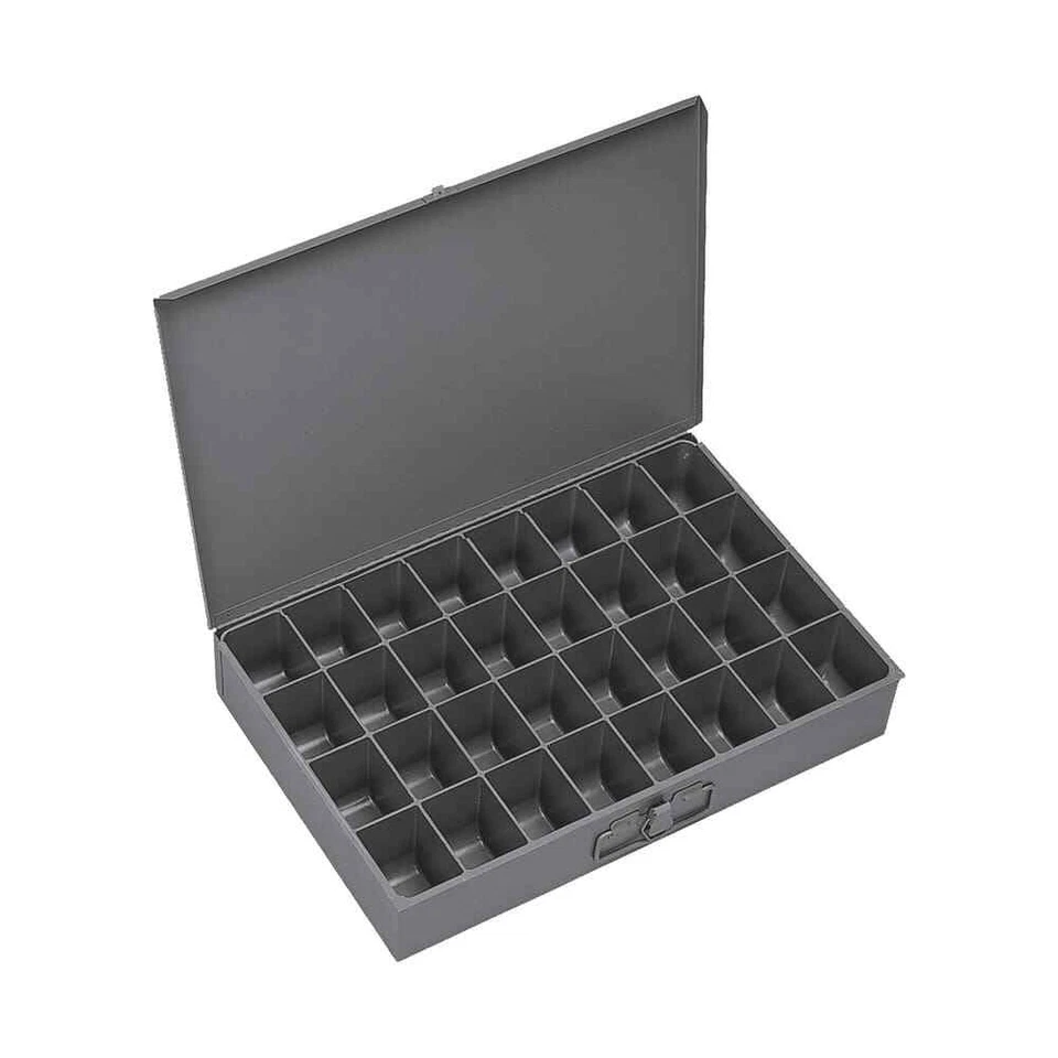 Durham 107-95 Steel Storage Drawer with 32 Compartments: 18" Wide x 12" Deep