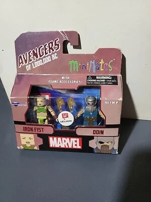 Marvel Minimates Avengers of 1,000,000 BC Puño de Hierro y Odín Diamante Juguetes Selectos Foto 1 de 3