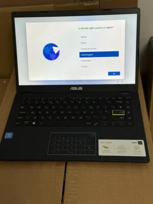 ASUS E410MA Intel Celeron N4020 4GB RAM 128 GB eMMC 14" Laptop (line on screen) - Image 1 of 4