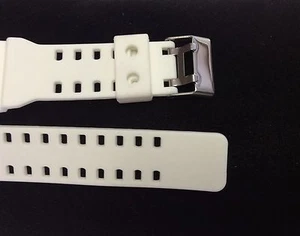 16mm Fits CASIO GA-100 CREAM Off White Band GD100 GD-110 GA-120 GA-300+Pins - Picture 1 of 7