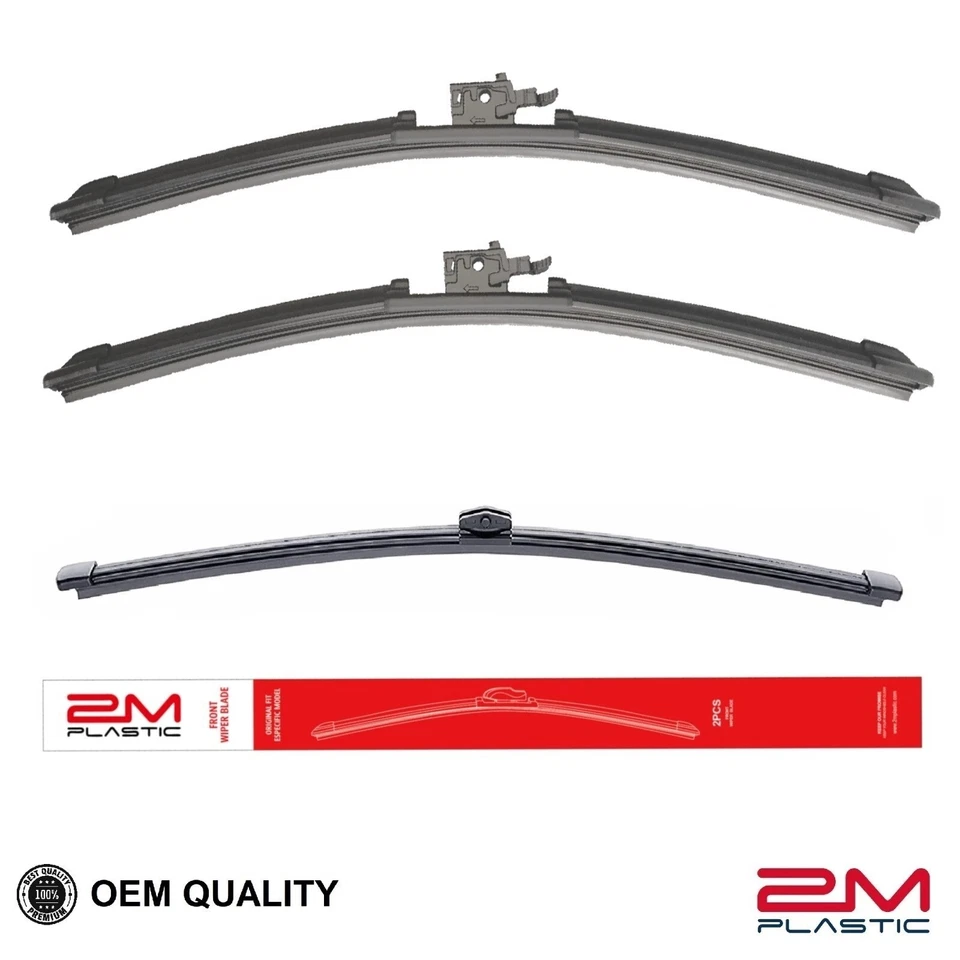 Front + Rear Windshield Wiper Blades For Mercedes GLS 63 AMG 2021-2024 - Image 1 of 4