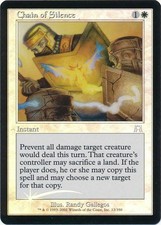 Chain of Silence - Foil New MTG Onslaught Magic 2B3