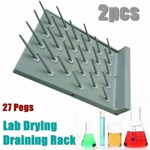 2*Drying Rack Lab Supply Wall Desktop Cleaning Equipment Environmental material
