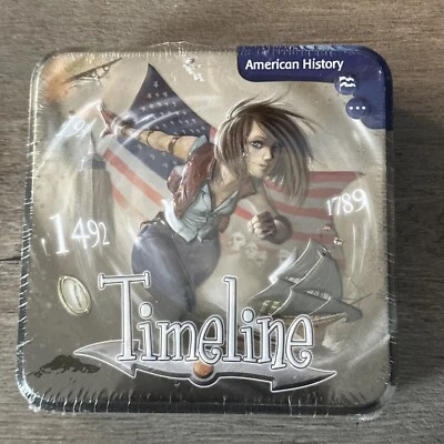 Timeline American History Educational Card Game Asmodee 2015 Homeschool 8+ (NEW) - Image 1 of 2