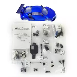R8 Body Shell Chassis KIT DIY 1/28 AWD 4*4 MINID Racing Drift Car RC Model - Picture 1 of 6