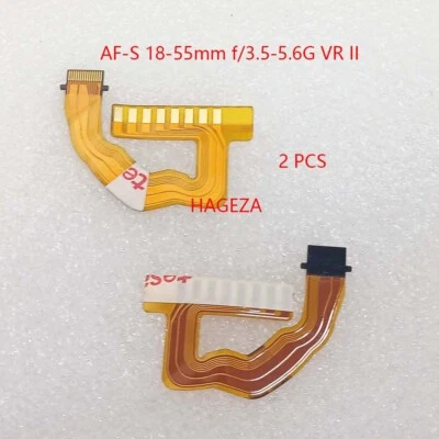 2PCS for Nikon AF-S 18-55mm F/3.5-5.6G VR II Bayonet Mount Contactor Flex Cable - Image 1 of 3
