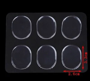 Pack of 6 Drum Tone Control / Gel Damper Pads, UK Stock - Picture 1 of 3