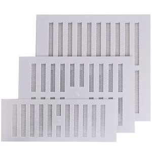 OPEN AND CLOSE ADJUSTABLE AIR VENT Hit & Miss Wall System Cover White Screen UK - Picture 1 of 17