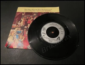 Do They Know It's Christmas b/w One Year On 45 Record Single 1985 - Imagen 1 de 6