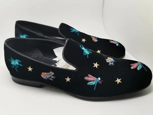 Paul Smith Mens Shoes Rudyard Dreamer Velvet Frog Shoes Made In Italy UK9 (BNIB) - Picture 1 of 12
