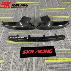 For BMW F90 M5 2018-2020 Carbon Fiber Front Bumper Lip Spoiler Splitter 3PCS - Picture 1 of 10