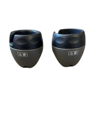 Land Rover Discovery 2 99-04 OEM Pair of Grey Gray Center Console Cup Holder Foto 1 de 3