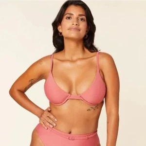 Top de bikini Andie The Sicily en punzón talla S nuevo con etiquetas - Imagen 1 de 7