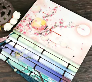 Notebook A5 thread-bound Tassel classical Chinese wind day notebook - Picture 1 of 62