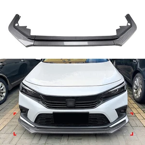 3pcs Front Bumper Spoiler Lip Kit For Honda Civic 11th 21-24 All Models CB Look - Bild 1 von 11