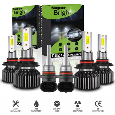 Combo de faros LED de haz alto bajo + luz antiniebla para Ford EXPEDITION 2003 2004 2005 2006 Foto 1 de 4