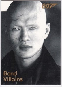 JAMES BOND IN MOTION VILLAINS F50 RICK YUNE AS ZAO IN DIE ANOTHER DAY