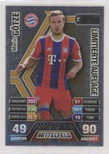 2014-15 Match Attax Bundesliga Limited Edition (Limitierte Auflage) Mario Gotze