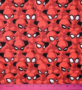 Spider-Man Stoff - HALBER YARD - 100% Baumwolle - Nähen Quilten Spiderman Marvel - Bild 1 von 1