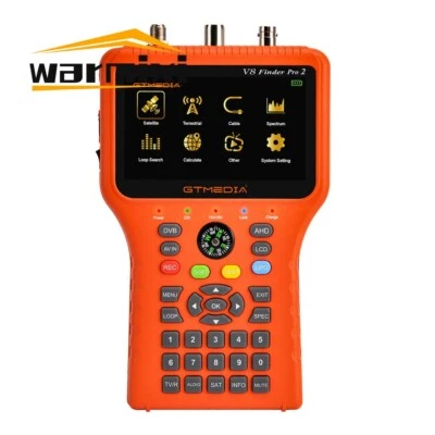 GTMEDIA V8 Finder Pro2 HD Satellite Signal Tester LCD or DVB-S2/T2/C AHD H.265 - Bild 1 von 4