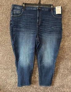 Sonoma Blue Jeans Boyfriend Womens Plus Size 24W High Rise Pants Ankle Casual - Picture 1 of 15