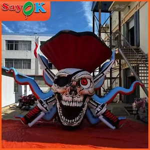 Halloween decorations Inflatable monsters inflatable pirate skeletons foroutdoor - Picture 1 of 4