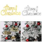 Hanging Ornament Merry Christmas Pendant Xmas Tree Decor English Letter