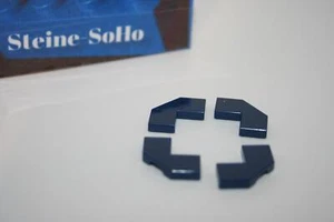 Lego (c) 4x Fliese 2x2 - Ecke - dunkelblau - dark blue - 27263 - corner tile - Bild 1 von 1