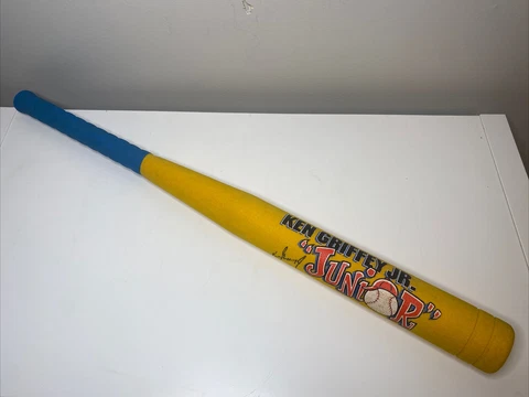 Vintage, 1996 Ken Griffey Jr "Junior" Pizza Hut, 27 inch Foam Baseball Bat Cover