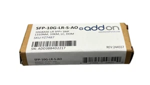 ADDON SFP-10G-LR-S-AO Transceiver Module, 1310nm, 10km - Picture 1 of 3
