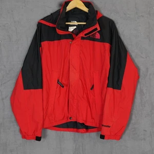 Chaqueta cortavientos The North Face Hydrenaline para hombre mediana roja negra con capucha TNF - Imagen 1 de 15