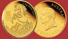 2026 Australien 2 Dollar Lunar Year of Horse Pferd Coincard 0,5g Gold999 Blister