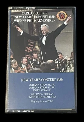 CBS MT 45564 DIGITAL *NEW YEARS CONCERT 1989 - CARLOS KLEIBER / VPO* CASSETTE - Image 1 of 4