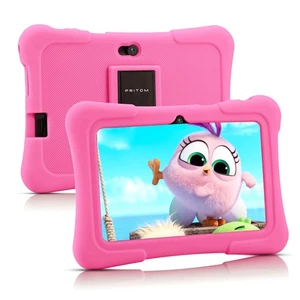 PRITOM 7 inch Kids Tablet, Quad Core Android 13, 32 GB ROM, WiFi, Bluetooth, ... - Picture 1 of 8