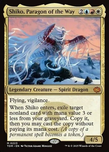 Shiko, Paragon of the Way - Foil Magic mtg NM-Mint, English Dragonstorm x1 - Bild 1 von 1