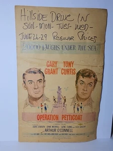 OPERATION PETTICOAT original 1959 movie poster CARY GRANT/TONY CURTIS - Picture 1 of 6